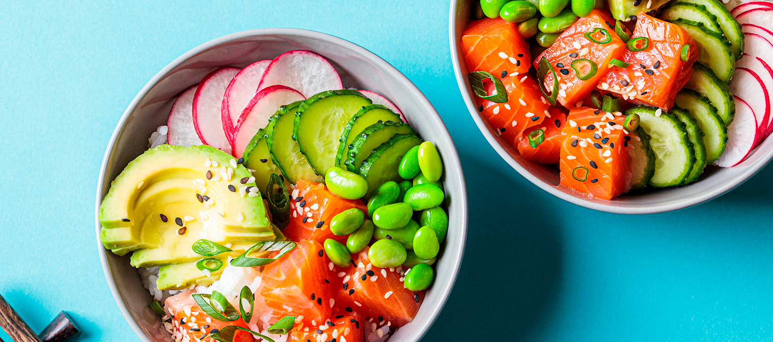Recetas de poke tropicales y crujientes  | Food for Joy