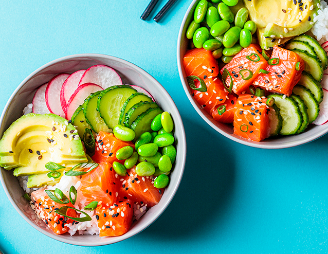 Recetas de poke tropicales y crujientes  | Food for Joy